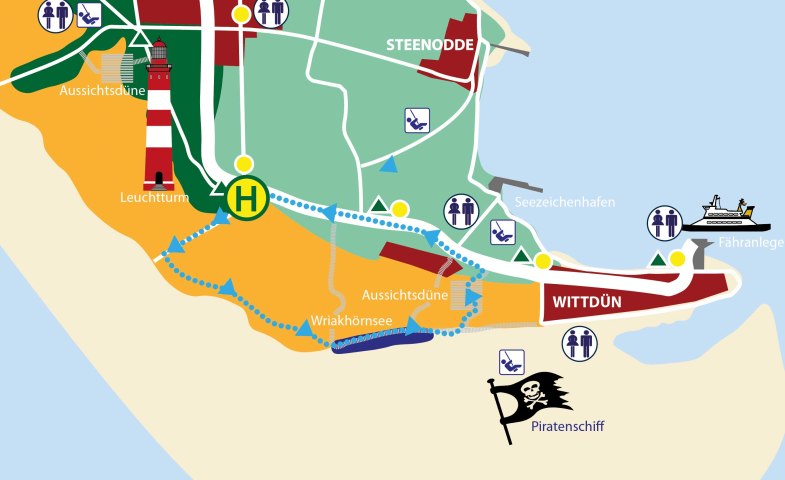 Themenweg-Dünen, © Paddel Grafik