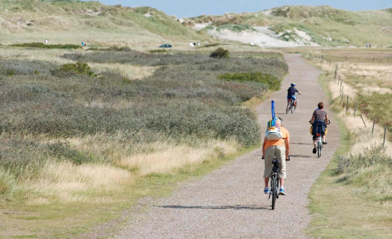 Radfahrer-Odde-Amrum, © KQuedens