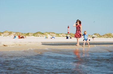 Strand Süddorf Amrum Leuchtturm