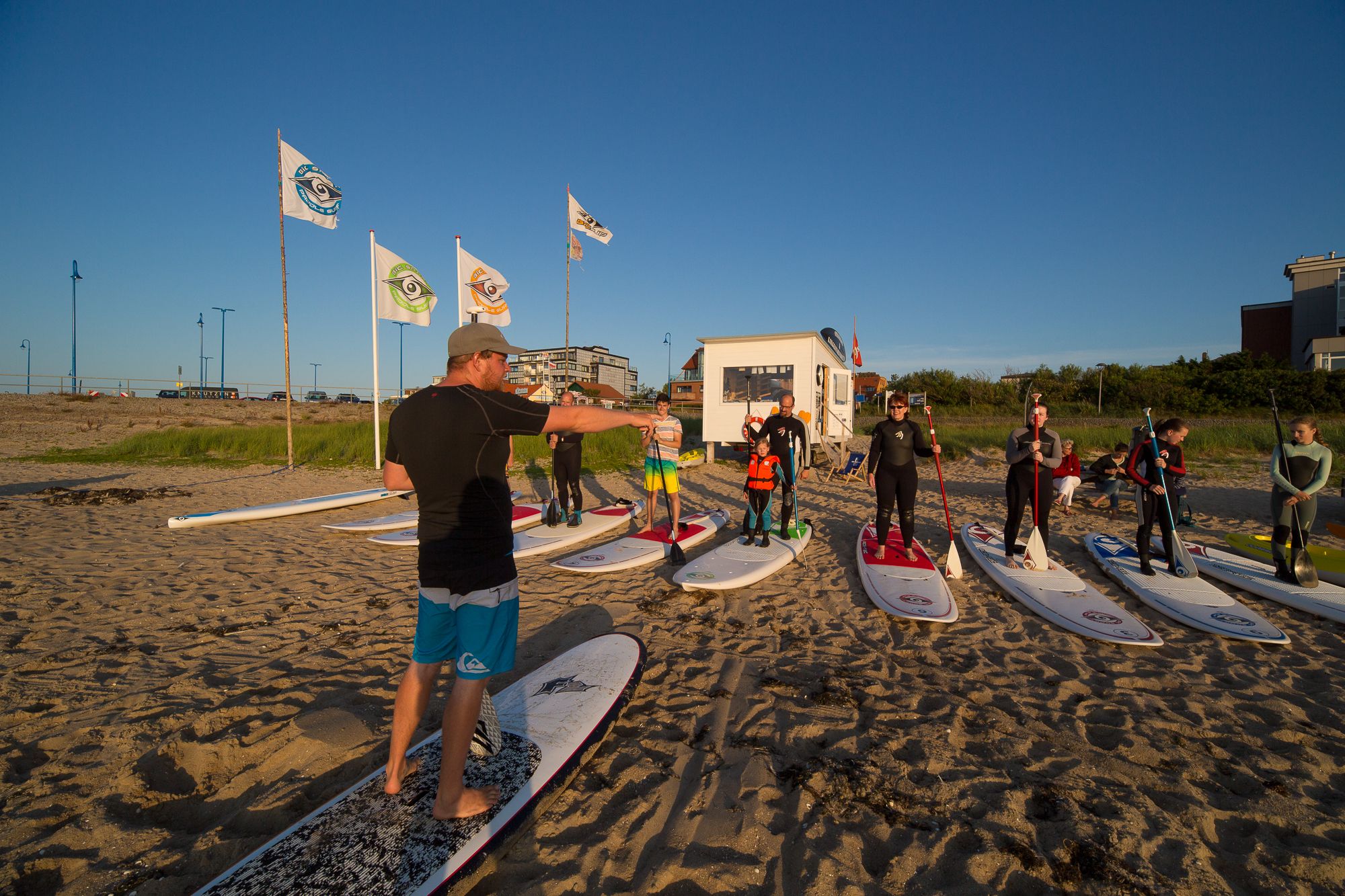 Wittdün, SUP AMRUM - Unterricht auf dem Trockenen
