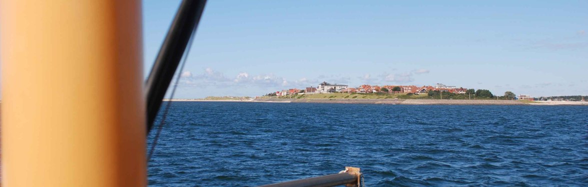 Wittdün Amrum von See aus gesehen, © KQuedens