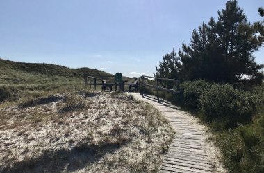 Wittdün, Aussichtsdüne am Campingplatz, © AT