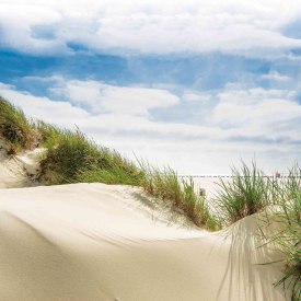 Amrumer Kniepsand mit Strandkörbe und Vordüne, © Oliver Franke