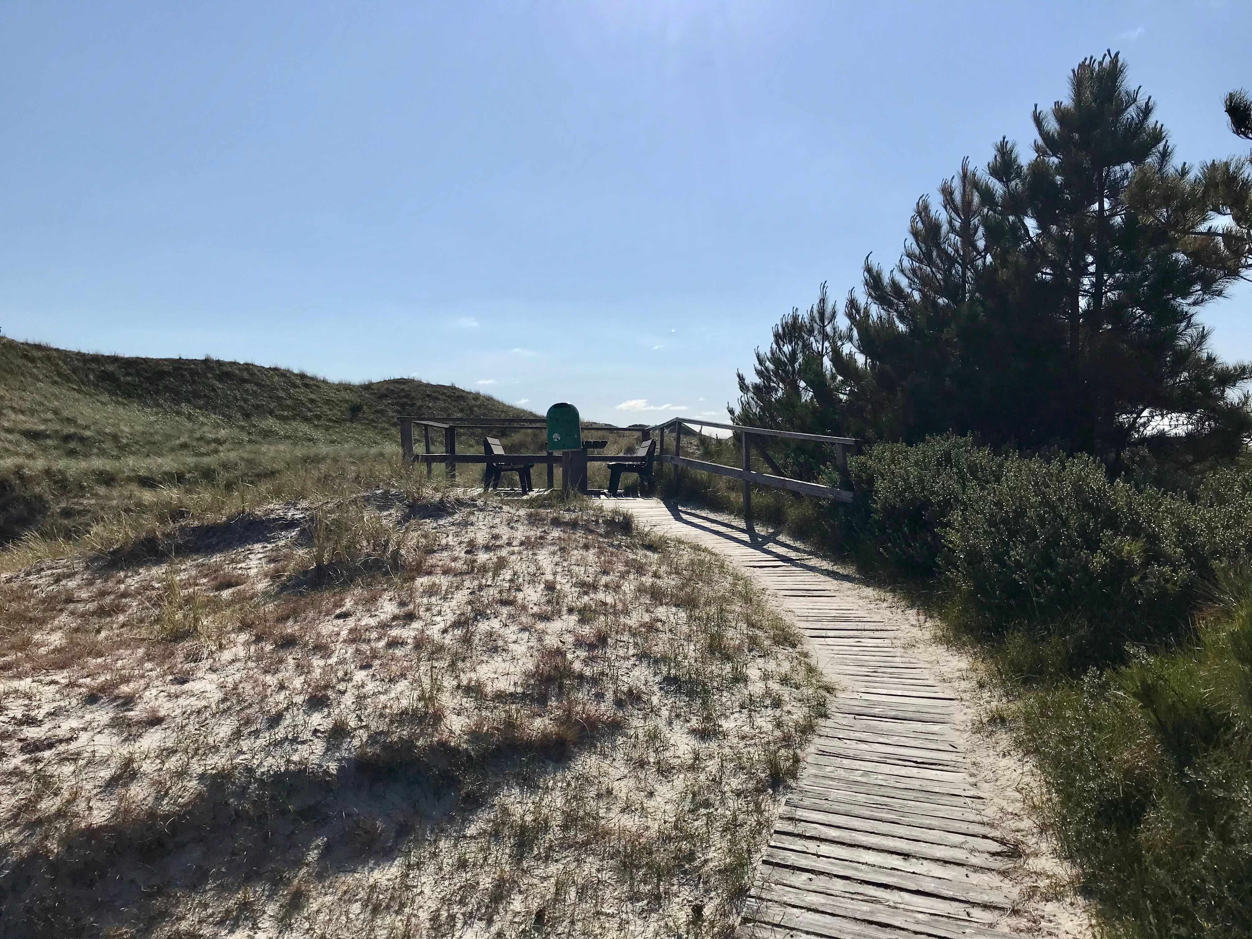 Wittdün, Aussichtsdüne am Campingplatz