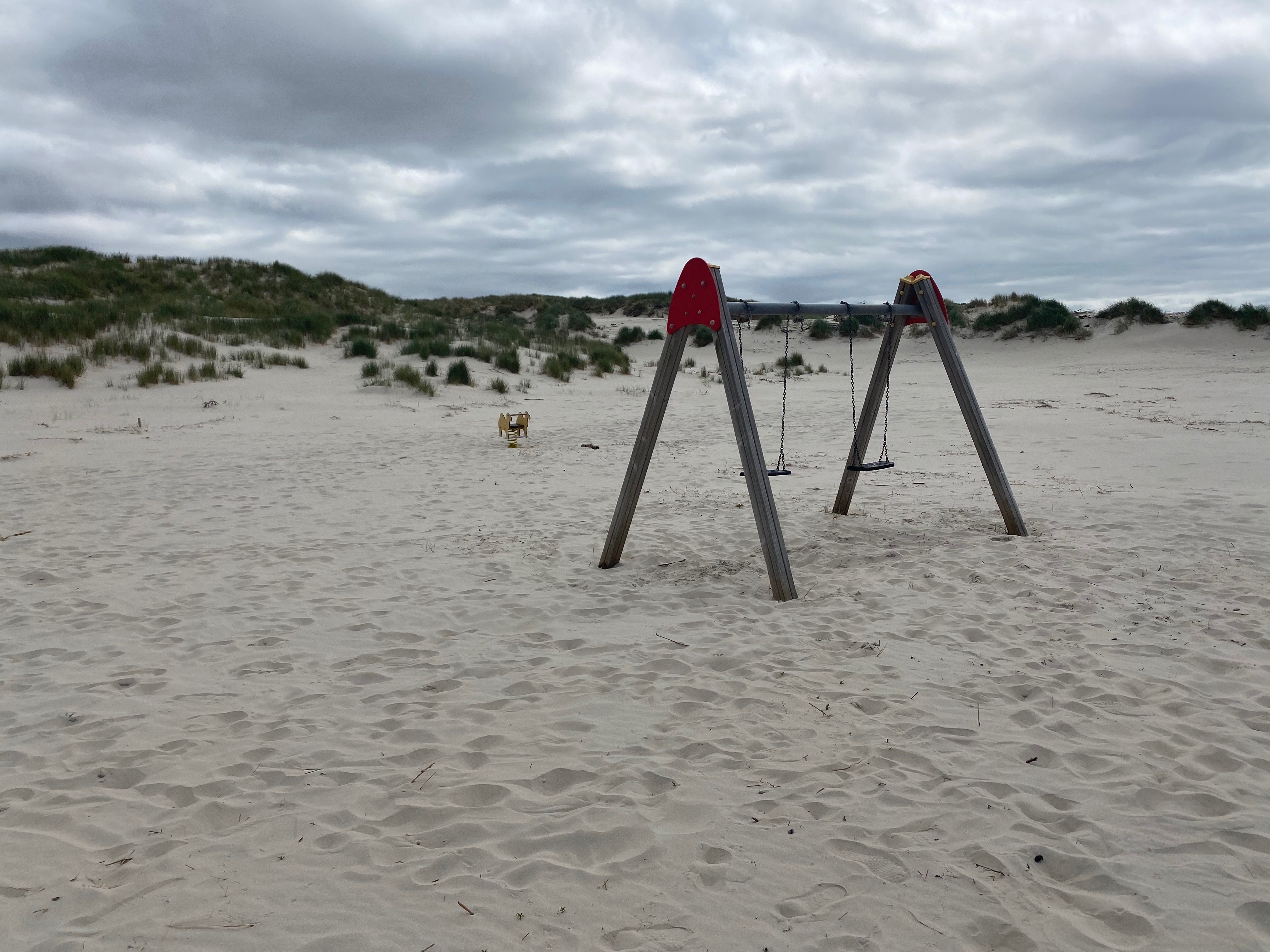 Nebel, Strandspielplatz