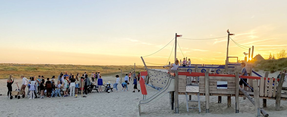 Wittdün - Strandspielplatz Spielschiff, © Kinka Tadsen
