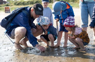 Kinder im Watt, © Kinka Tadsen