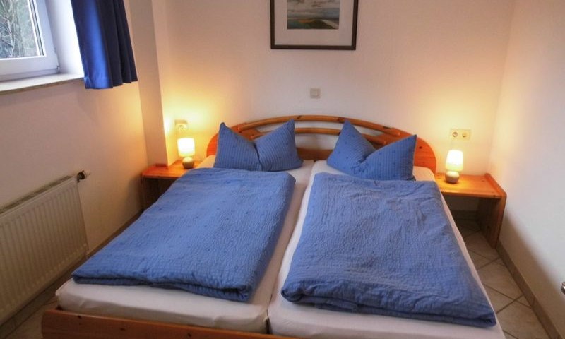 Schlafzimmer I mit Doppelbett 180 x 200.