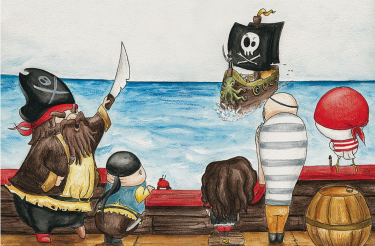 "Flinki und die Piraten'', © Jan Haarmeyer und Christian Pleetz