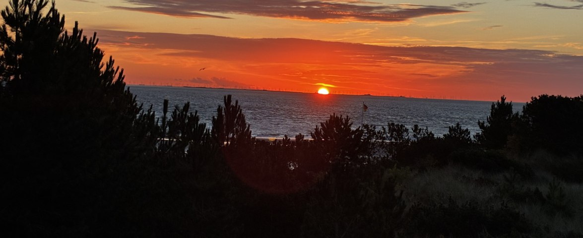 Sonnenaufgang aus den Wohnungen, &copy; Joachim Siebert