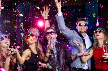 Silvesterdisco, © AmrumTouristik AöR