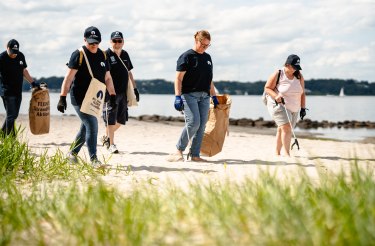 Clean up Day auf Amrum, © Flensburger Brauerei