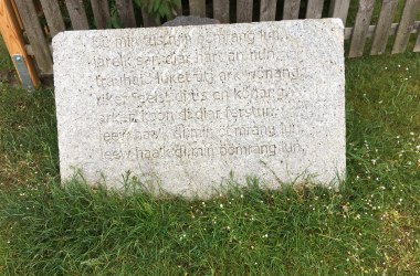 Steenodde, Stianoodswai - 3. Strophe "Min Öömrang Lun", © AT