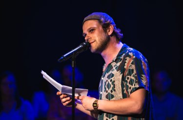 Poetry Slam auf Amrum, © Jonas Samson