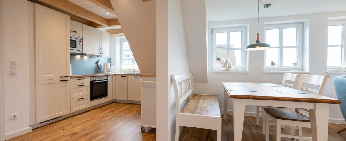 Wohnung 1, Ess/ Küchenbereich, © G. Herber
