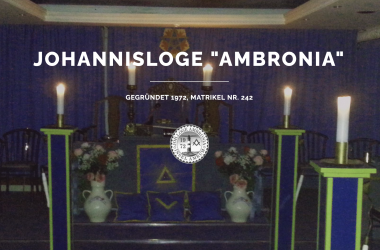 Freimaurer-Loge "Ambronia", &copy; Johannis-Loge "Ambronia"
