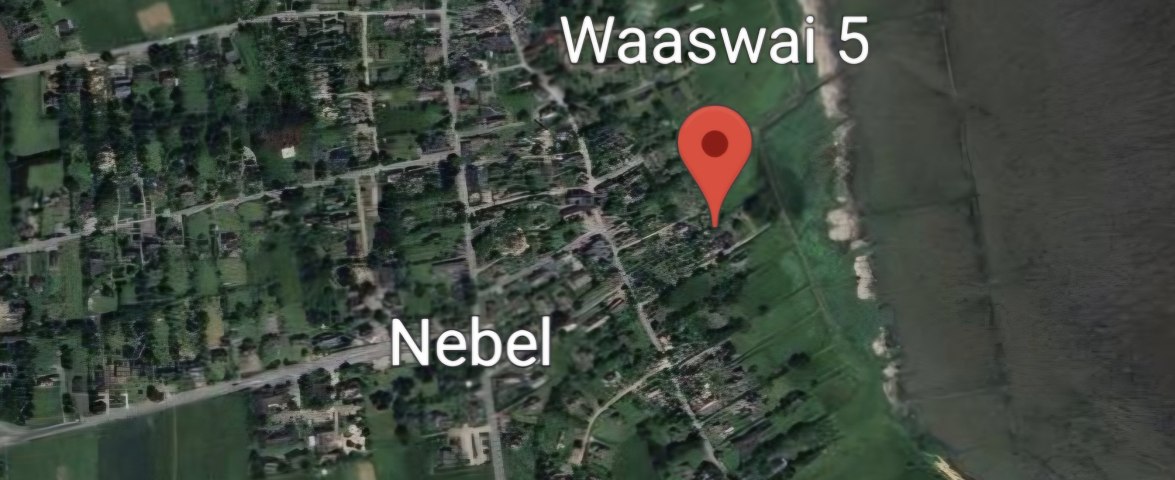 Lage Waash&uuml;s in Nebel, &copy; Google Earth
