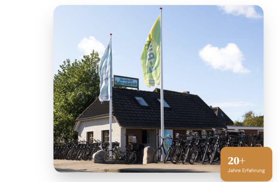Norddorfer Fahrradverleih, &copy; B. Classen